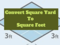 Convert Square Yard to Square Feet