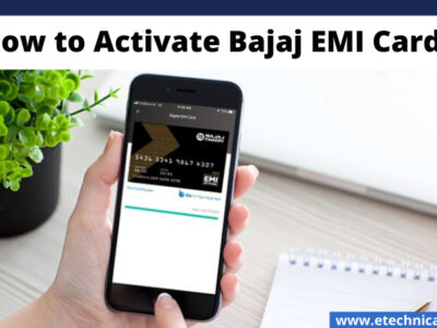 How to How to Activate Bajaj EMI Card