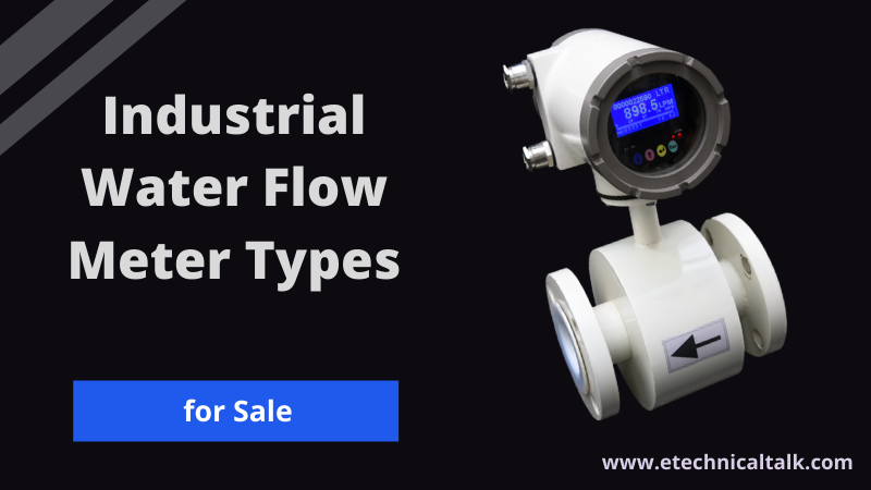 Water flow meter types
