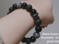 Black Power Chain Bracelets